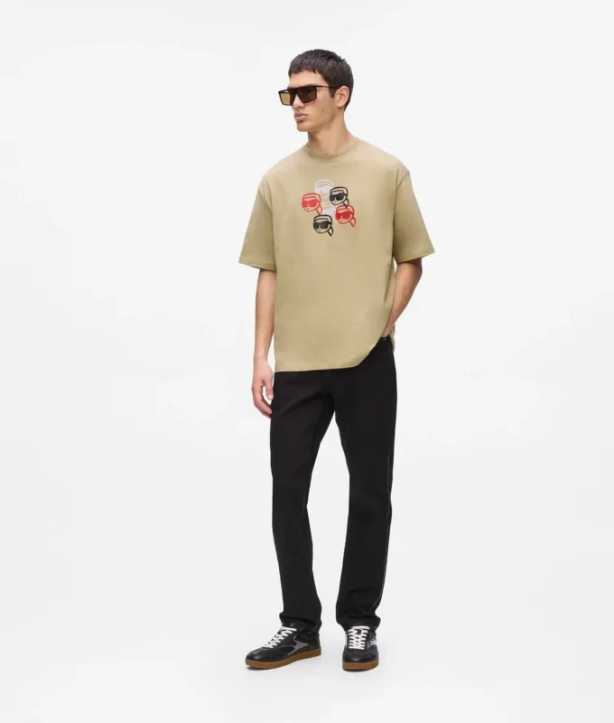 T-Shirt mit Ikon-Print