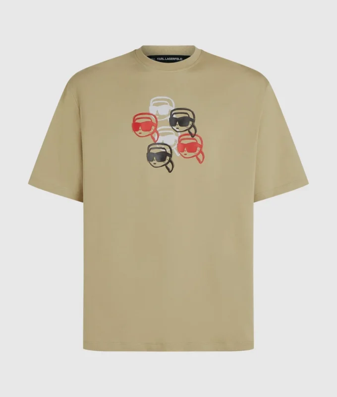 T-Shirt mit Ikon-Print