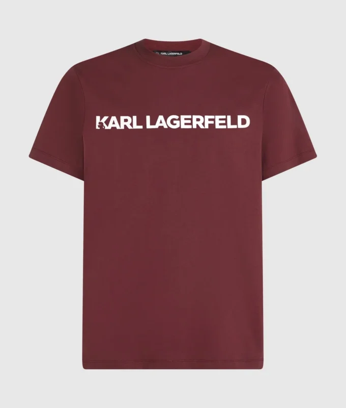T-Shirt mit Metallic-Logo