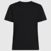 T-Shirt mit Nieten und Signatur T-Shirt mit Nieten und Signatur