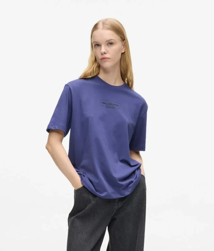 T-Shirt mit Umrisslogo T-Shirt mit Umrisslogo