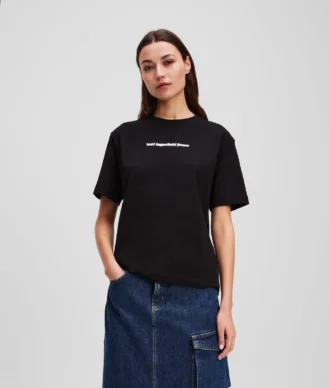 T-SHIRT MIT UNSCHÄRFEREM LOGO