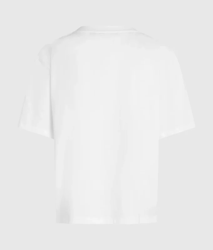 T-Shirt mit V-Ausschnitt und charakteristischem Saum T-Shirt mit V-Ausschnitt und charakteristischem Saum