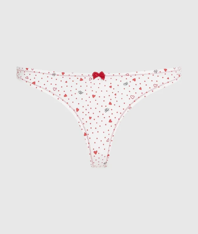 Tanga mit Herzprint