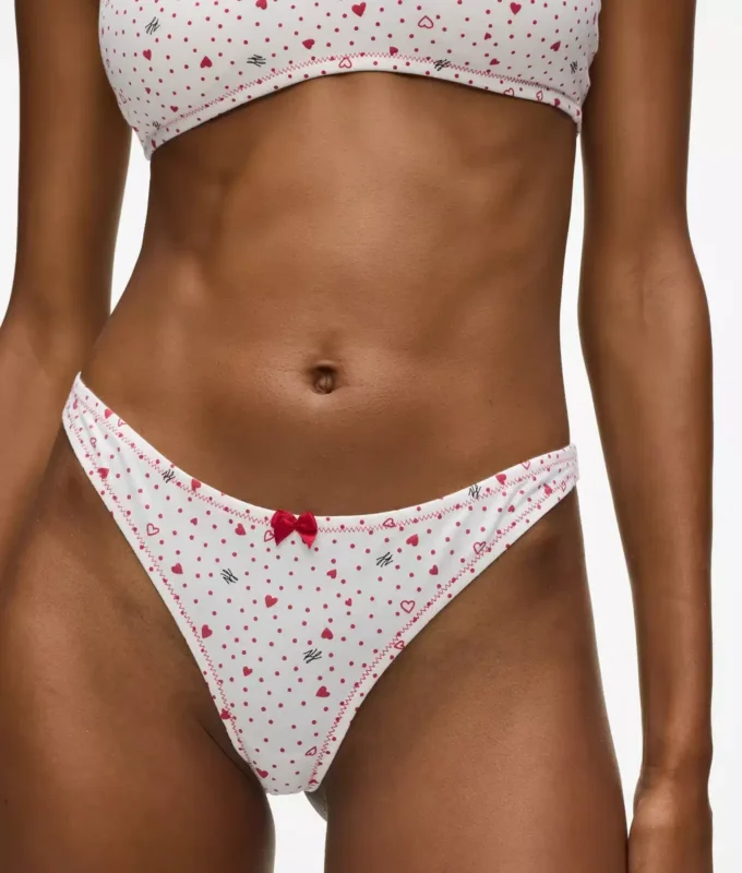 Tanga mit Herzprint