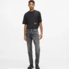 Vintage-Waschung, konisch zulaufende Jeans