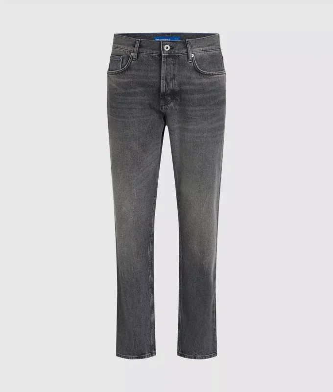 Vintage-Waschung, konisch zulaufende Jeans