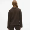 Waffel-Loungewear-Poloshirt