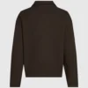 Waffel-Loungewear-Poloshirt