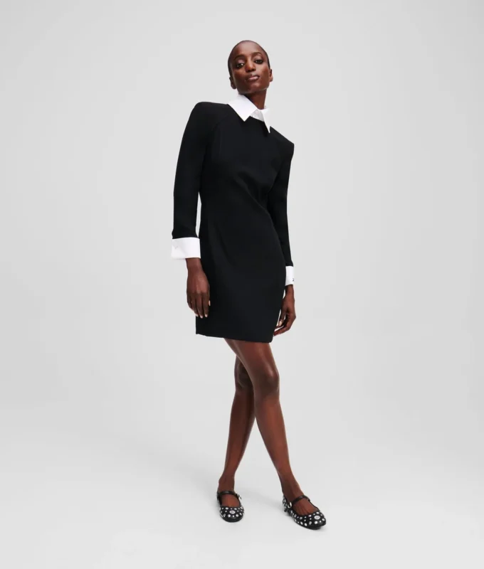 WEISSES KRAWATTENKLEID