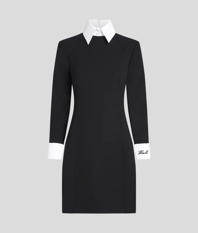 WEISSES KRAWATTENKLEID